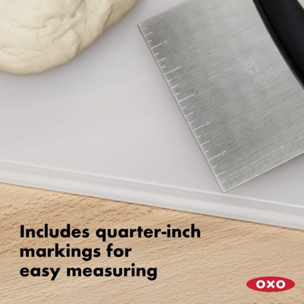 OXO Good Grips Stainless Steel Scraper & Chopper,Silver/Black - Image 3