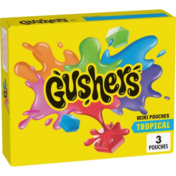 Gushers Tropical Fruit Flavored Snacks 3 Ct