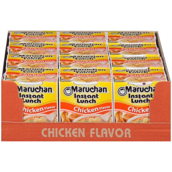 Maruchan Instant Lunch Chicken Flavor, 2.25 Ounce (Pack of 12) - Image 2