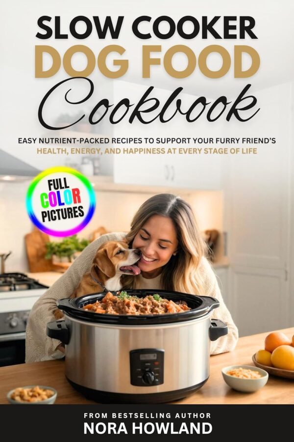 Slow Cooker Dog Food Cookbook: Easy Nutrient-Packed Recipes to Support Your Furry Friend’s Health, Energy, and Happiness at Every Stage of Life