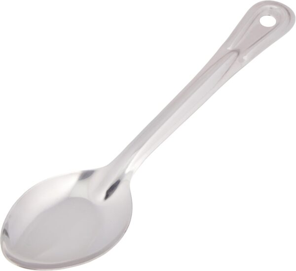 Winco Solid Stainless Steel Basting Spoon, 11-Inch