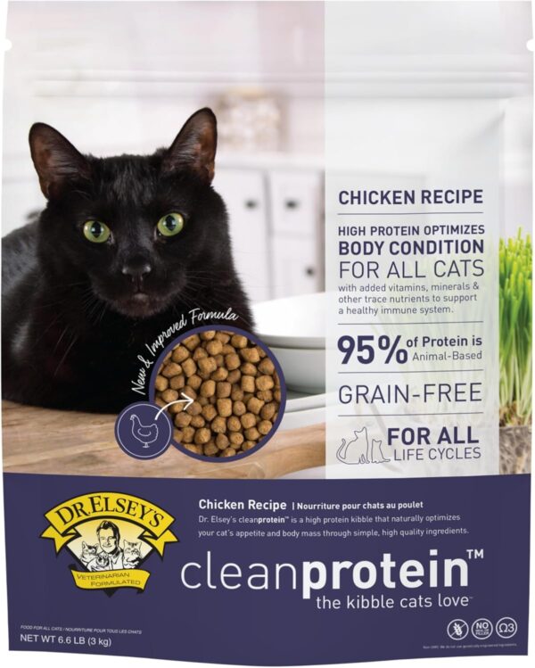 Dr. Elsey's Cleanprotein Chicken Formula Dry Cat Food, 6.6 Lb